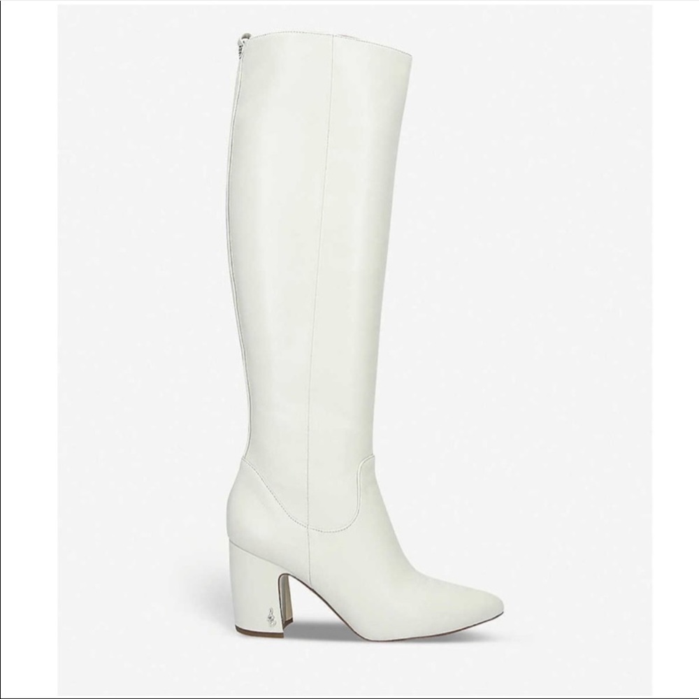Sam Edelman Hai Knee High Boots in White